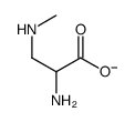 alpha-amino-beta-methylaminopropionate结构式