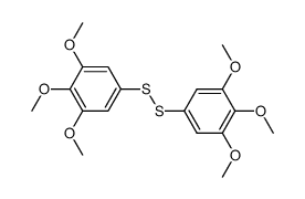 1,1'-(3,4,5-trimethoxyphenyl)disulfide Structure