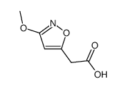 5-Isoxazoleaceticacid,3-methoxy-(8CI,9CI) Structure
