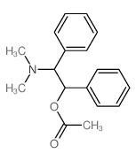 Benzeneethanol, b-(dimethylamino)-a-phenyl-, 1-acetate, (aR,bR)-rel-结构式