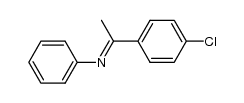 N-(1-(4-chlorophenyl)ethylidene)aniline Structure