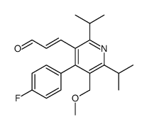 3-[4-(4-FLUOROPHENYL)-2,6-DIISOPROPYL-5-(METHOXYMETHYL)PYRIDIN-3-YL]ACRYLALDEHYDE Structure