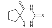 6,7,9-Triazaspiro[4.5]deca-7,9-dien-10-ol,8-mercapto-(7CI,8CI) structure