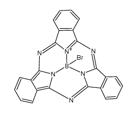 bromo-[7,12:14,19-diimino-21,5-nitrilo-5H-tribenzo[c,h,m][1,6,11]triazacyclopentadecinato-(2)-κN22,κN23,κN24]-boron(III)图片