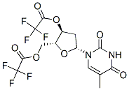 3'-O,5'-O-Bis(trifluoroacetyl)thymidine结构式