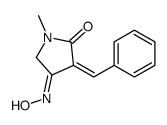 3-benzylidene-4-hydroxyimino-1-methylpyrrolidin-2-one Structure
