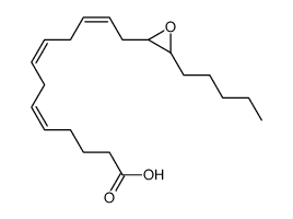 cis-14,15-epoxyeicosatrienoic acid结构式