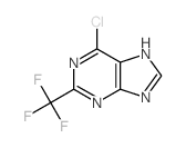 6-chloro-2-(trifluoromethyl)-5H-purine structure