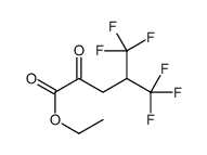 ethyl 5,5,5-trifluoro-2-oxo-4-(trifluoromethyl)pentanoate Structure