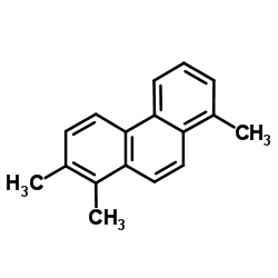 1,2,8-Trimethylphenanthrene structure