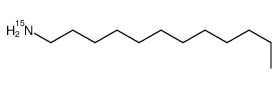 月桂胺-15N结构式