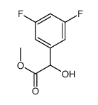 BENZENEACETIC ACID, 3,5-DIFLUORO-A-HYDROXY-, METHYL ESTER picture