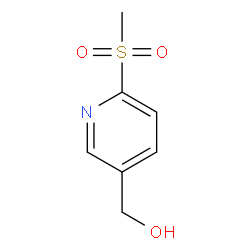 (6-(Methylsulfonyl)pyridin-3-yl)methanol structure