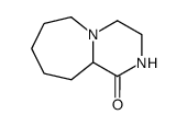 octahydro-pyrazino[1,2-a]azepin-1-one结构式