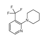 2-Piperidino-3-(trifluoromethyl)pyridine结构式