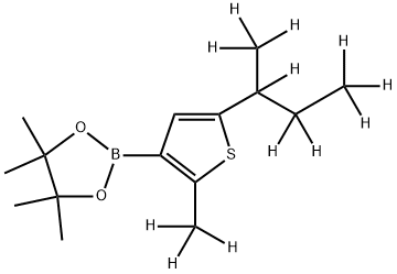 [2-Methyl-5-(sec-butyl)-d12]-thiophene-3-boronic acid pinacol ester图片
