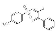 Acrylophenone,2-iodo-3-(p-tolylsulfonyl)-, (E)- (8CI) structure