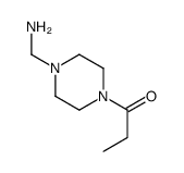 1-Piperazinemethanamine,4-(1-oxopropyl)-(9CI) Structure