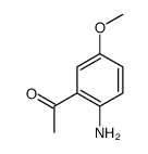 1-(2-氨基-5-甲氧基苯基)-乙酮结构式