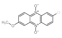 Phenazine,2-chloro-7-methoxy-, 5,10-dioxide Structure