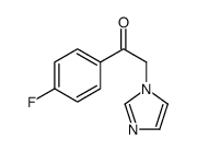 1-(4-氟苯基)-2-(1H-咪唑-1-基)-乙酮结构式