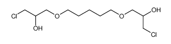 1-chloro-3-[5-(3-chloro-2-hydroxypropoxy)pentoxy]propan-2-ol Structure