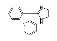 2-[1-(4,5-dihydro-1H-imidazol-2-yl)-1-phenylethyl]pyridine Structure
