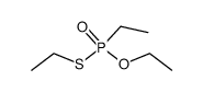 1-(ethyl-ethylsulfanyl-phosphoryl)oxyethane结构式