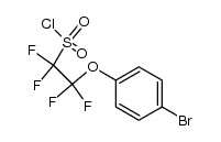 2-(4-bromophenoxy)-1,1,2,2-tetrafluoroethanesulfonyl chloride结构式