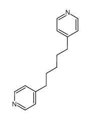 1,5-双(吡啶-4-基)戊烷结构式