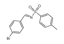 (E)-N-(4-bromobenzylidene)-4-methylbenzenesulfonamide结构式