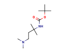 tert-Butyl N-[4-(dimethylamino)-2-methylbutan-2-yl]carbamate Structure