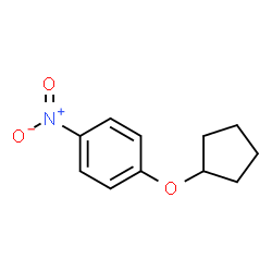 1-(Cyclopentyloxy)-4-nitrobenzene结构式