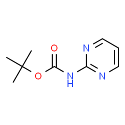 Carbamic acid, 2-pyrimidinyl-, 1,1-dimethylethyl ester (9CI)结构式