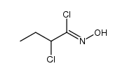 2-chloro-butyrohydroximoyl chloride Structure