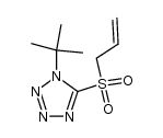 5-(allylsulfonyl)-1-(tert-butyl)-1H-tetrazole Structure