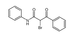 2-bromo-3-oxo-3,N-diphenylpropionamide结构式