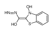 2-Benzothiazolecarboxylicacid,hydrazide,3-oxide(8CI) structure