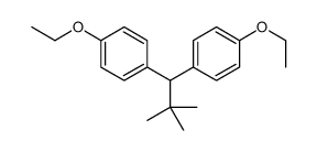 1-ethoxy-4-[1-(4-ethoxyphenyl)-2,2-dimethylpropyl]benzene结构式