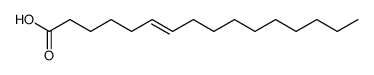6(z)-hexadecenoic acid Structure