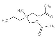 Methanol,(methylpropylsilylene)bis-, diacetate (9CI)结构式