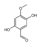 2,5-dihydroxy-4-methoxybenzaldehyde结构式