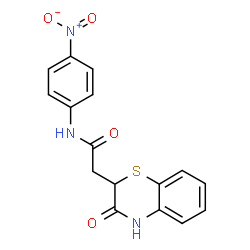 N-(4-nitrophenyl)-2-(3-oxo-3,4-dihydro-2H-benzo[b][1,4]thiazin-2-yl)acetamide picture