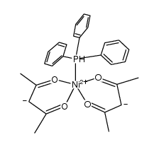 Ni(acetylacetonate)2(triphenylphosphine)结构式