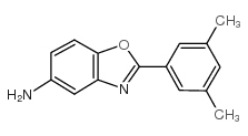 2-(3,5-dimethyl-phenyl)-benzooxazol-5-ylamine structure