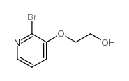 2-(2-溴-3-吡啶氧基)乙醇结构式
