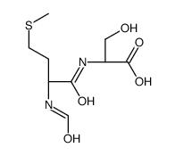 (2S)-2-[[(2S)-2-formamido-4-methylsulfanylbutanoyl]amino]-3-hydroxypropanoic acid结构式