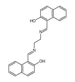 bis(2-hydroxy-1-naphtaldehyde) ethylendiamine Structure