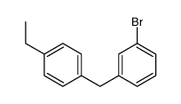 1-bromo-3-[(4-ethylphenyl)methyl]benzene Structure