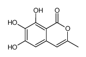 1H-2-Benzopyran-1-one,6,7,8-trihydroxy-3-methyl-(9CI) structure